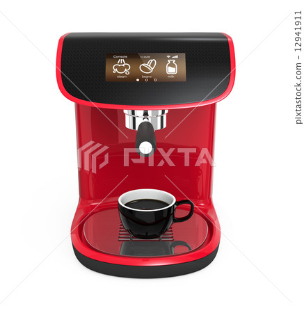 Espresso咖啡機,觸摸屏,原創設計 Espresso咖啡機,觸摸屏,原創設計 12941911