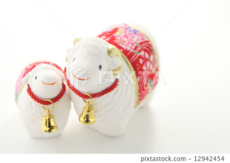 每年新年的卡片材料簡單的白色背面 12942454
