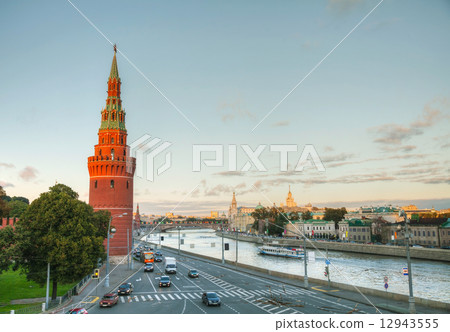 Panoramic overview of downtown Moscow Panoramic overview of downtown Moscow 12943555