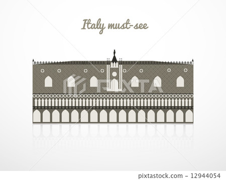 Doge's Palace vector illustration Doge's Palace vector illustration 12944054