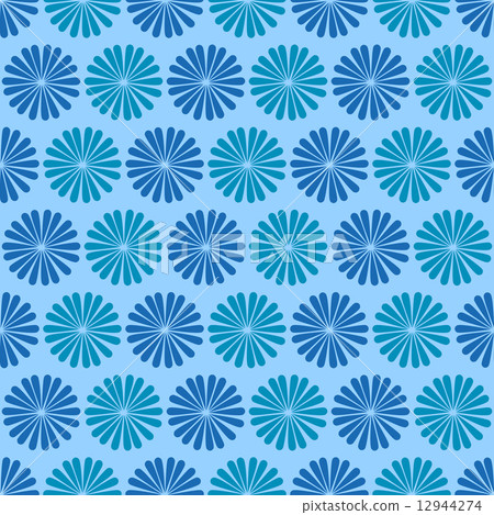 Blue flowers seamless pattern Blue flowers seamless pattern 12944274