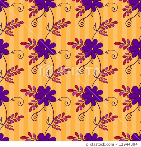 Floral seamless pattern, flowers background 12944394