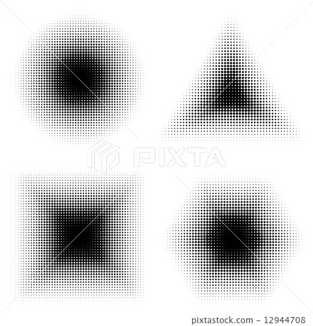 Halftone Shapes Halftone Shapes 12944708