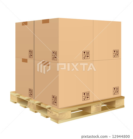 Carton box isolated 12944800
