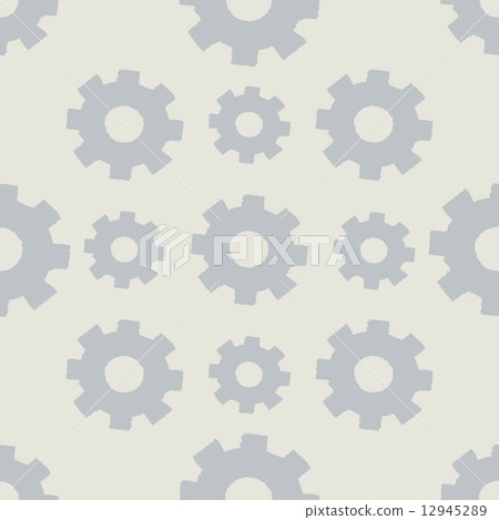 Seamless background with gears. 12945289