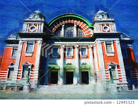 Osaka City Central Public Hall Original Painting Style Osaka City Central Public Hall Original Painting Style 12945325