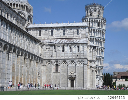 Italian Cathedral and Leaning Tower of Pisa Duomo Square 12946113