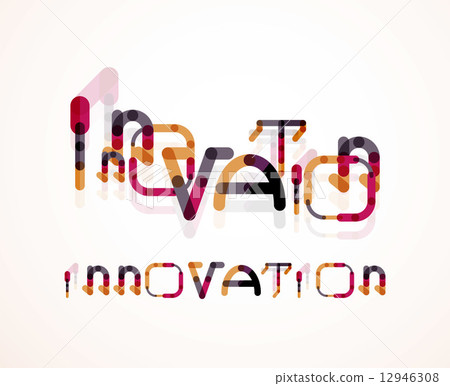 Innovation word concept 12946308