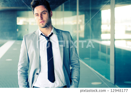 Portrait of a attractive young businessman Portrait of a attractive young businessman 12948177