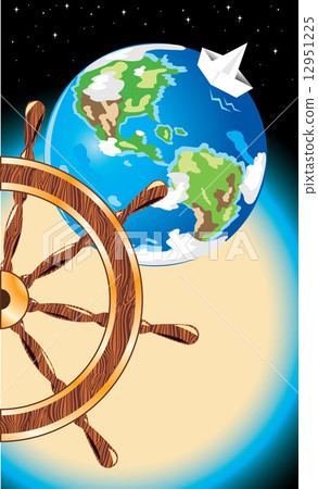 Vector. Travel postcard. Vector. Travel postcard. 12951225
