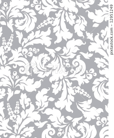 Vector. Seamless damask pattern 12951249