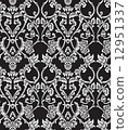 Vector. Seamless damask pattern 12951337