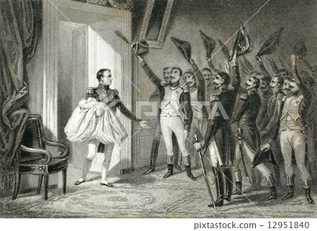 Antique illustration "Napoleon" 12951840