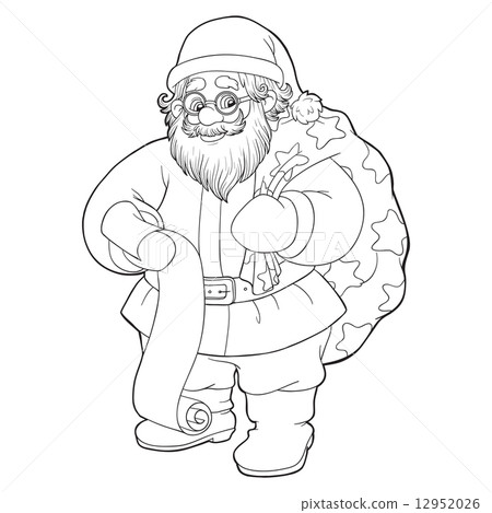 Coloring book (Santa Claus) 12952026