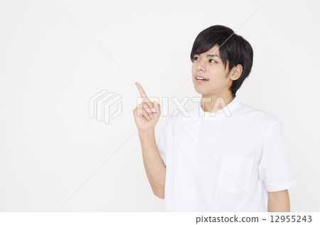 A white coat male A white coat male 12955243