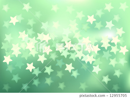 Green festive lights in star shape, vector background. Green festive lights in star shape, vector background. 12955705