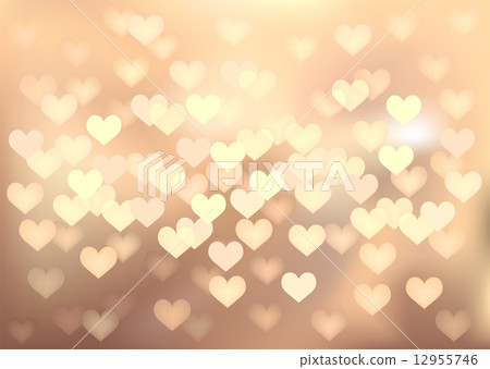 Pastel festive lights in heart shape, vector background. Pastel festive lights in heart shape, vector background. 12955746