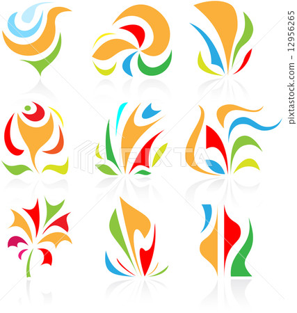 Vector abstract internet icons. - Stock Illustration [12956265] - PIXTA