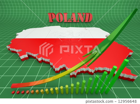 Map illustration of Poland 12956648