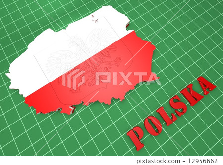 Map illustration of Poland 12956662