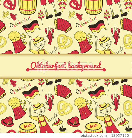 Oktoberfest vector background Oktoberfest vector background 12957130