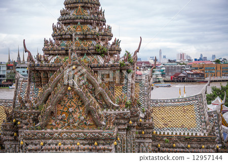 View from tower of Wat Arun 12957144
