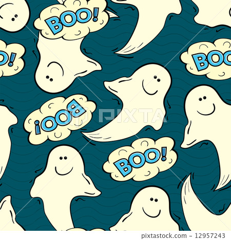 Halloween seamless pattern Halloween seamless pattern 12957243