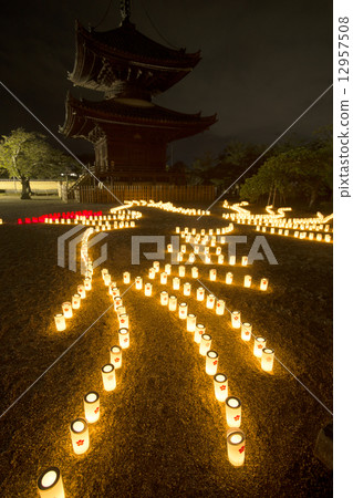 Ten thousand lanterns Fuukufusa Taisho holy lighting party Ten thousand lanterns Fuukufusa Taisho holy lighting party 12957508