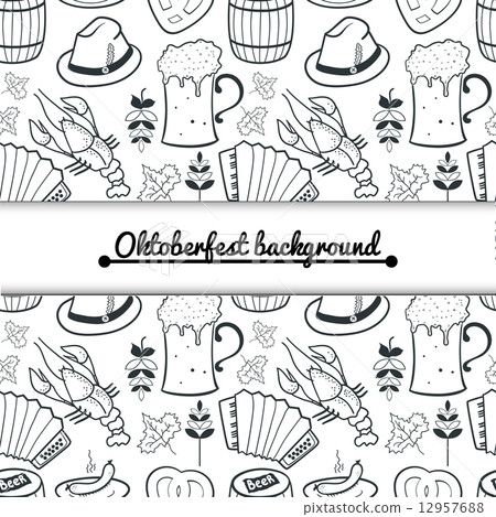 Oktoberfest seamless pattern Oktoberfest seamless pattern 12957688