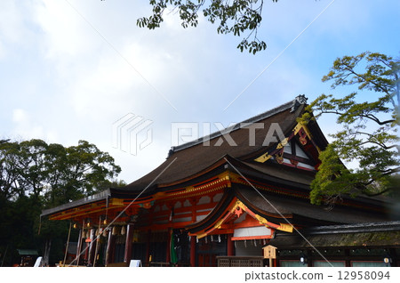 Important Cultural Property · Yasaka Shrine's "Main Hall" (Yasaka Shrine / Gion Town Higashiyama Ward, Kyoto City) 12958094