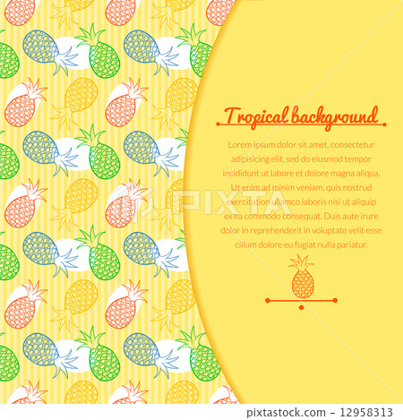 Pineapple background 12958313