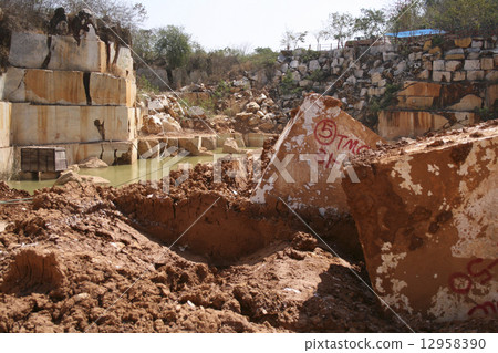 Mine marble in thailand 12958390