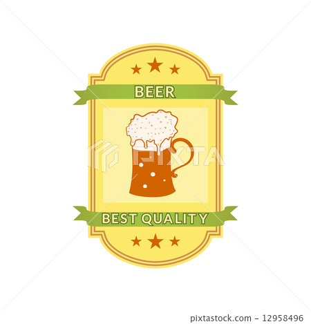 Retro vector beer label Retro vector beer label 12958496