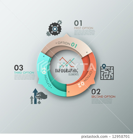 Modern infographics options banner. Modern infographics options banner. 12958701