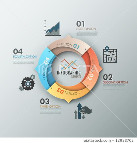 Modern infographics options banner. Modern infographics options banner. 12958702