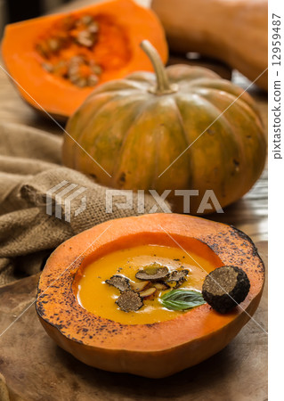 Cream of pumpkin soup Cream of pumpkin soup 12959487