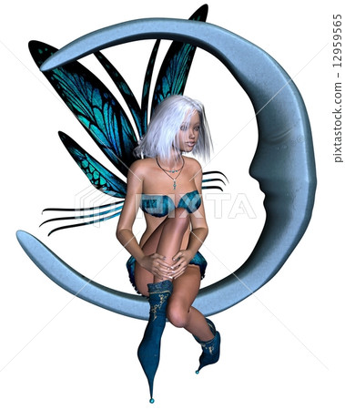 Silver-blue Moon Fairy - 1 Silver-blue Moon Fairy - 1 12959565