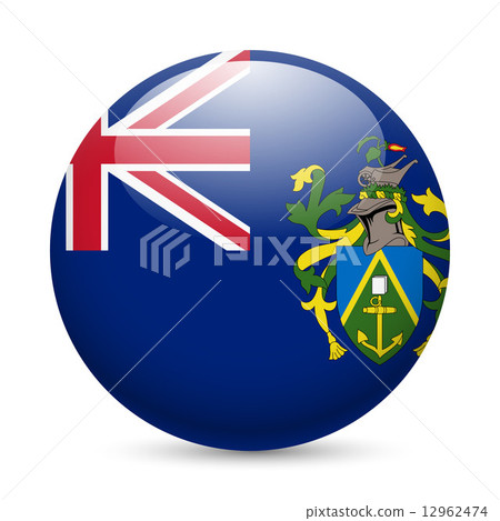 A badge in colours of Pitcairn islands flag 12962474