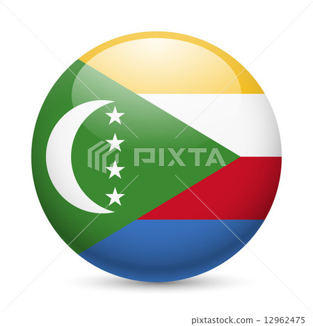 A badge in colours of The Comoros flag 12962475