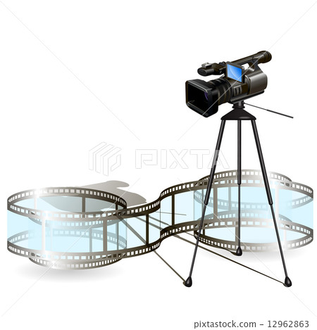 Video Camera And Photo Film 12962863