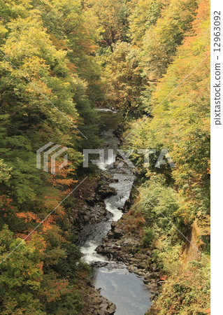 Nakatsugawa Valley in early autumn 12963092
