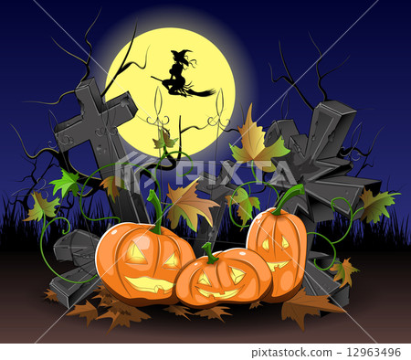 Pumpkins for Halloween 12963496