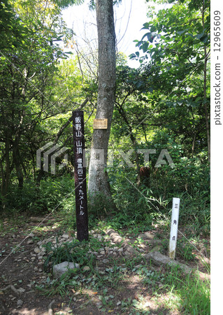 Kagawa prefecture Marugame City Iino Mountain (Sanuki Fuji) Mountain peak Kagawa prefecture Marugame City Iino Mountain (Sanuki Fuji) Mountain peak 12965609