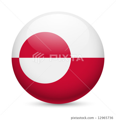 Round glossy icon of Greenland Round glossy icon of Greenland 12965736