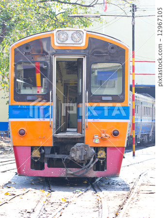 Diesel locomotive train. 12967105