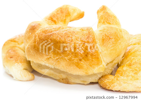 Fresh croissant isolated on white Fresh croissant isolated on white 12967994