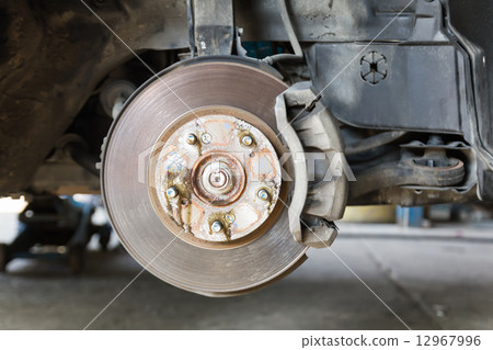 Front disk brake on car Front disk brake on car 12967996