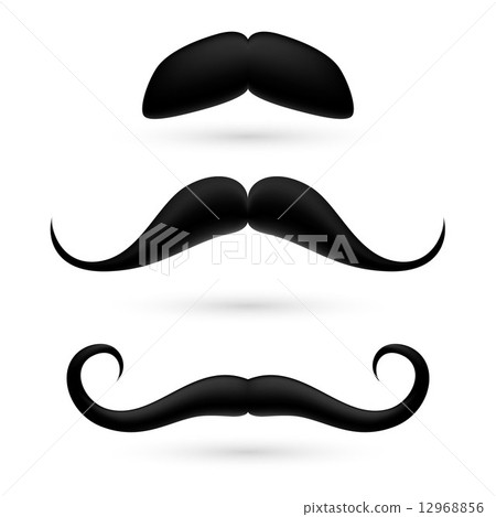 A set of three moustache A set of three moustache 12968856
