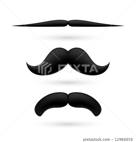 A set of three moustache A set of three moustache 12968858