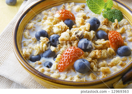 水果和穀類食品 12969363